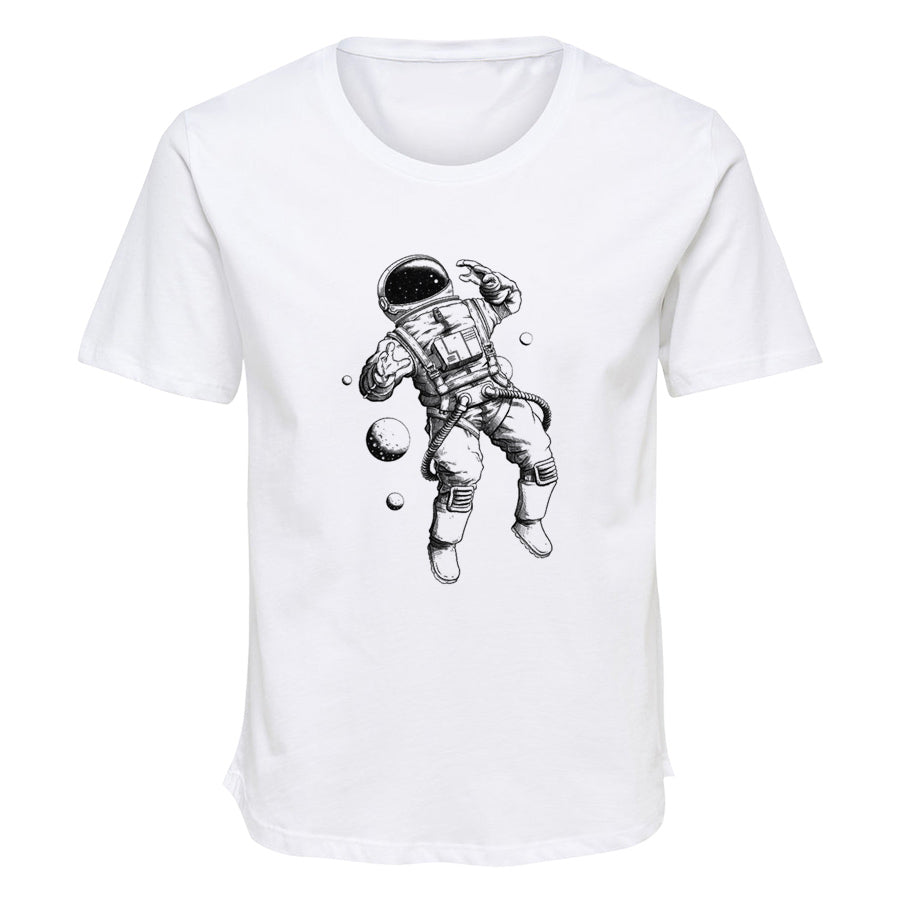 חולצת טי מעוצבת ילדים / מבוגרים - אסטרונאוט