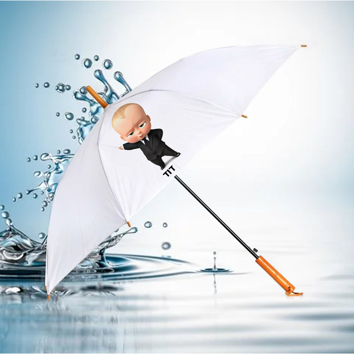מטרייה מעוצבת עם שם אישי- בייבי בוס