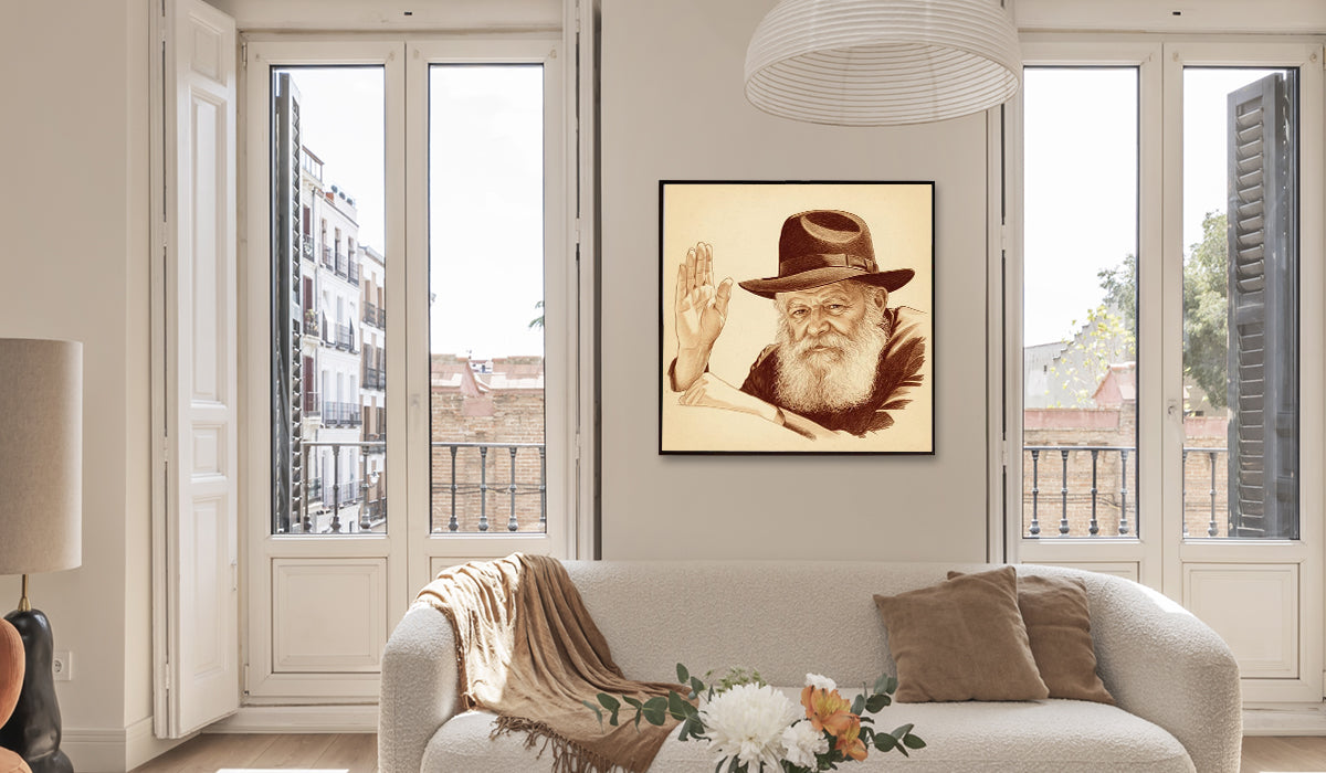 להכניס את ברכת גדולי הדור ללב הבית: סדרת ציורי קנבס יוקרתיים במחיר מיוחד!