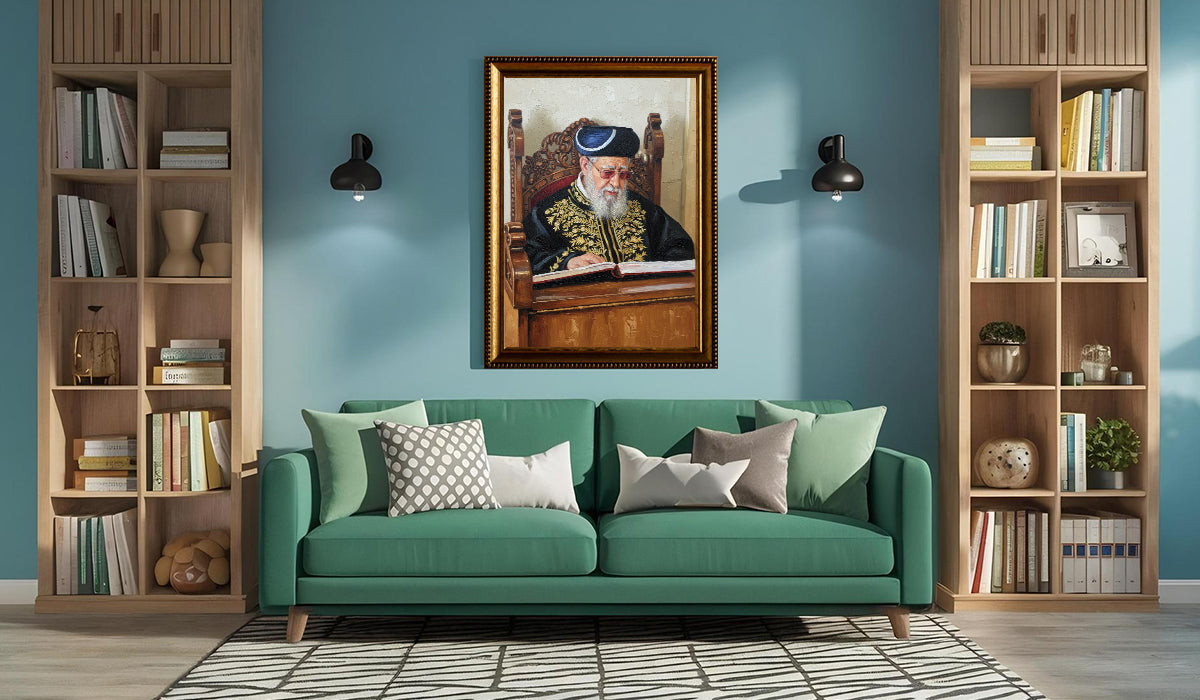 להכניס את ברכת גדולי הדור ללב הבית: סדרת ציורי קנבס יוקרתיים במחיר מיוחד!