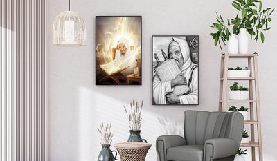 להכניס את ברכת גדולי הדור ללב הבית: סדרת ציורי קנבס יוקרתיים במחיר מיוחד!