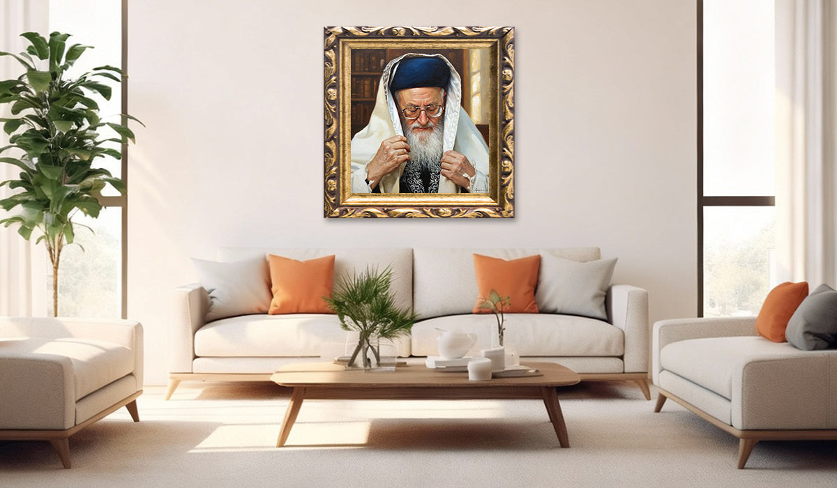 להכניס את ברכת גדולי הדור ללב הבית: סדרת ציורי קנבס יוקרתיים במחיר מיוחד!