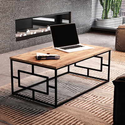 שולחן קפה מעוצב Bren VG12 צבע אורן- מבית HOMAX משלוח חינם