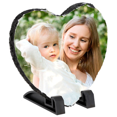 אבן בזלת מאויירת דגם לב - 20X20 ס"מ - Baby Coupon