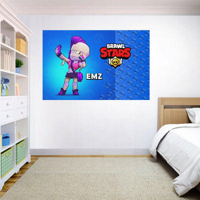מדבקות קיר גדולות דגם בראול סטארס - EMZ - Baby Coupon