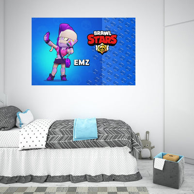 מדבקות קיר גדולות דגם בראול סטארס - EMZ - Baby Coupon
