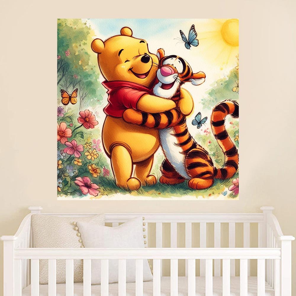 מדבקות קיר גדולות דגם פו הדוב 19 - Baby Coupon