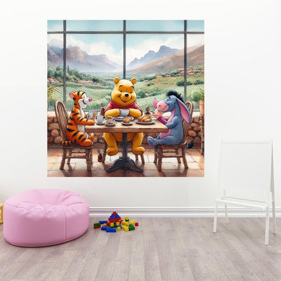 מדבקות קיר גדולות דגם פו הדוב 20 - Baby Coupon