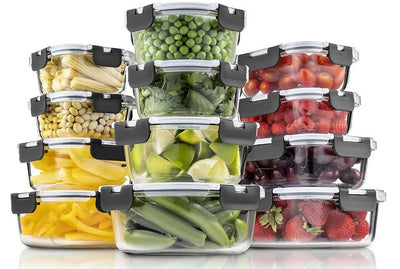 סט קופסאות אחסון מזכוכית 24 חלקים Finedine כולל שליח - Baby Coupon