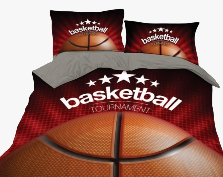 סט מצעים יחיד דגם BASKETBALL - Baby Coupon