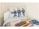 סט מצעים למיטת מעבר דגם FIREMAN SAM - Baby Coupon