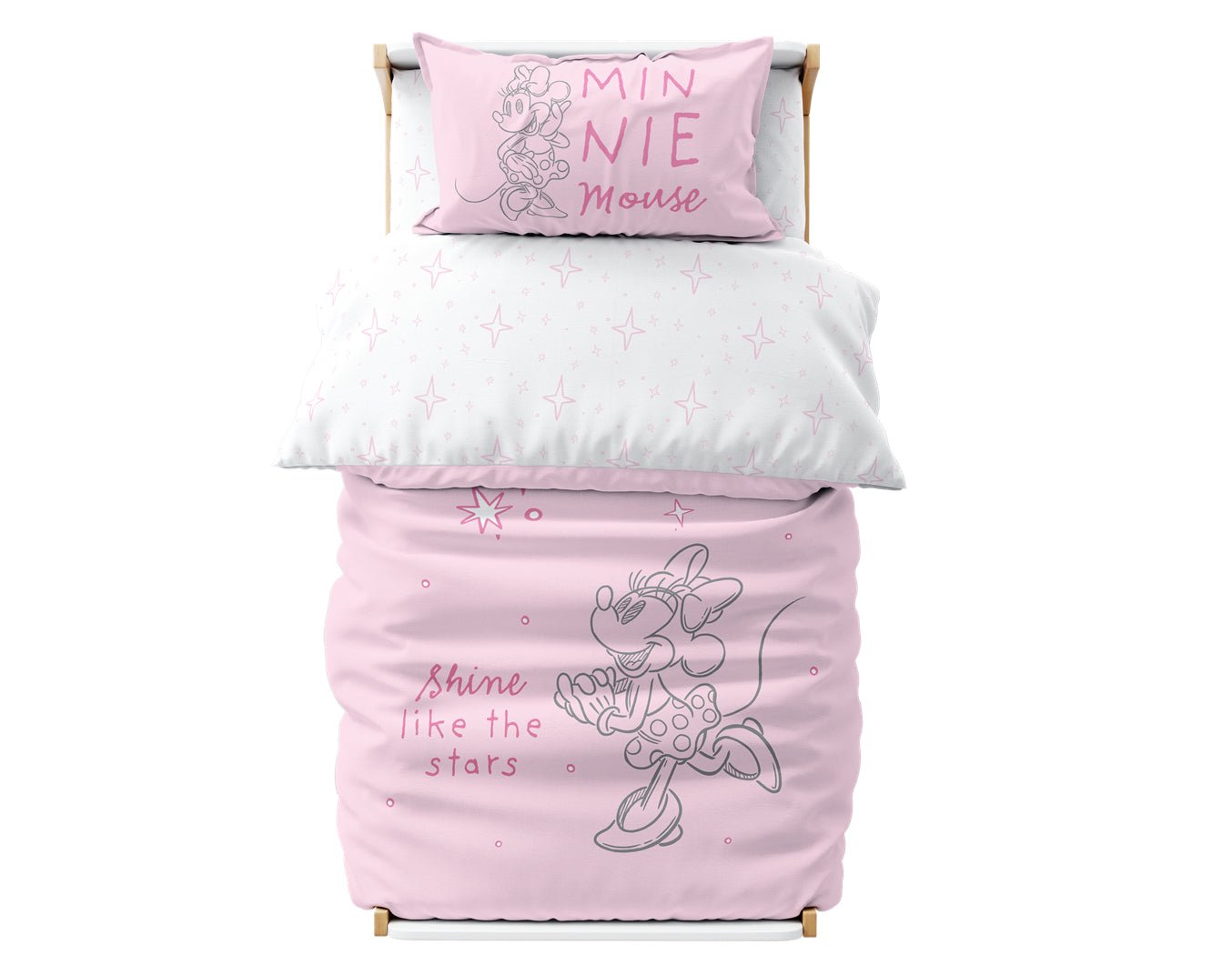 סט מצעים למיטת מעבר דגם מיני בייבי - Baby Coupon