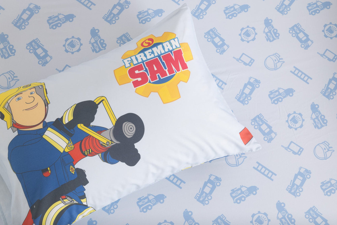 סט מצעים מיטה וחצי 100% כותנה דגם FIREMAN SAM - Baby Coupon