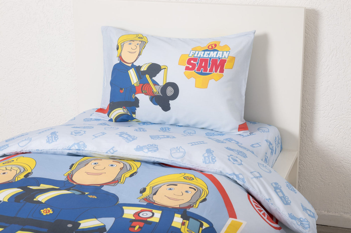 סט מצעים מיטה וחצי 100% כותנה דגם FIREMAN SAM - Baby Coupon