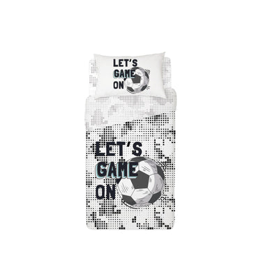 סט מצעים מיטה וחצי 100% כותנה דגם GAME ON - Baby Coupon