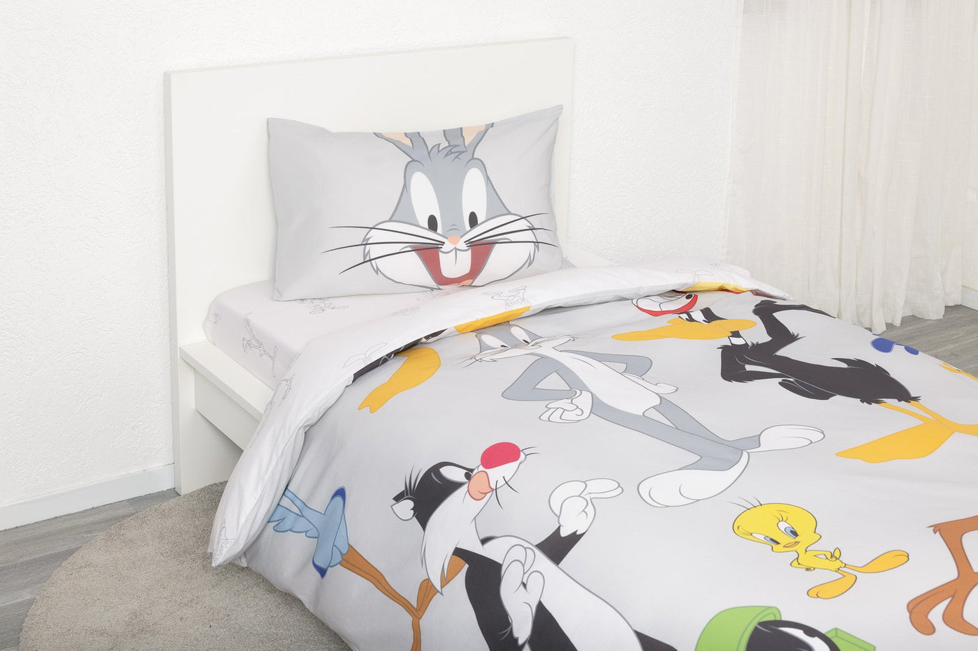 סט מצעים מיטה וחצי 100% כותנה דגם LOONEY TUNES - Baby Coupon