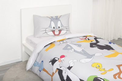 סט מצעים מיטה וחצי 100% כותנה דגם LOONEY TUNES - Baby Coupon