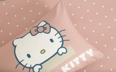 סט מצעים מיטה וחצי דגם HELLO KITTY - Baby Coupon