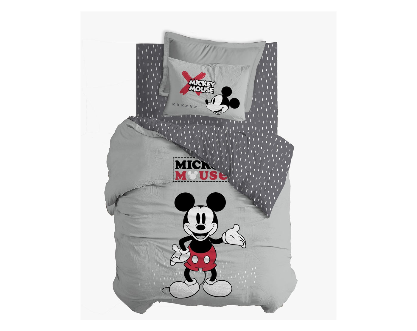 סט מצעים מיטה וחצי דגם MICKEY XO - Baby Coupon