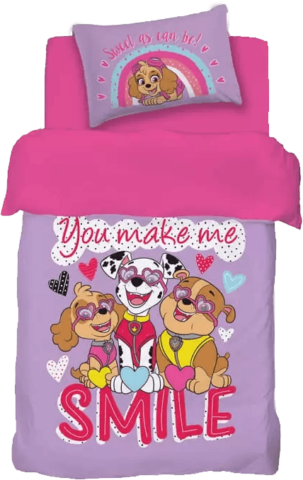 סט מצעים מיטה וחצי דגם Paw Patrol Smile - Baby Coupon