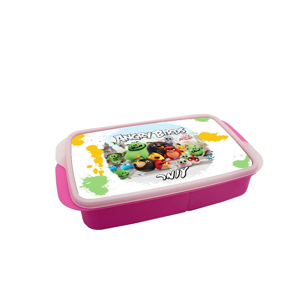 סט מוצרים עם שם הילד/ה בעיצוב אנגרי בירדס - Baby Coupon