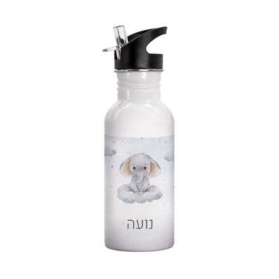 סט מוצרים עם שם הילד/ה בעיצוב "פילון" - Baby Coupon