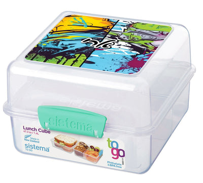 סט מוצרים עם שם הילד/ה בעיצוב גרפיטי צבעוני 1 - Baby Coupon