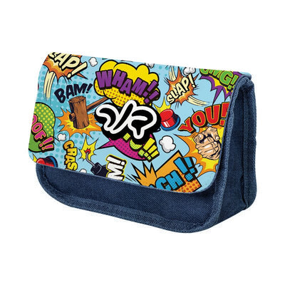 סט מוצרים עם שם הילד/ה בעיצוב קומיקס צבעוני - Baby Coupon