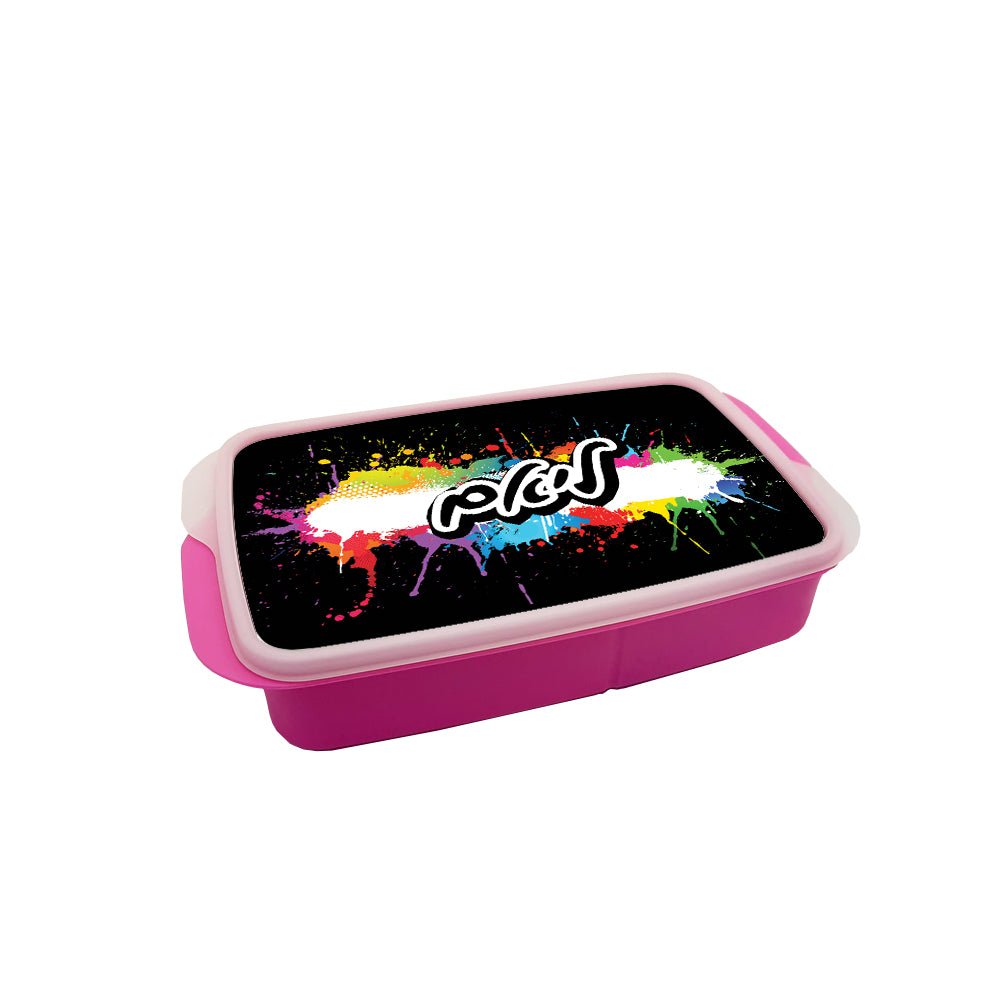 סט מוצרים עם שם הילד/ה בעיצוב כתם צבע - Baby Coupon
