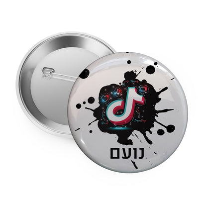 סיכות דש בעיצוב אישי - אייקון / תמונה מאויירת + שם והקדשה! - Baby Coupon
