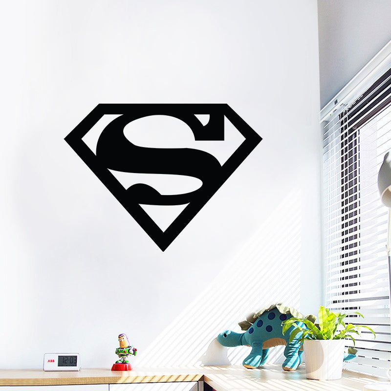 מדבקות קיר גדולות דגם סופרמן