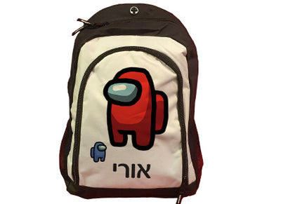 תיק גב איכותי לבוגרים עם שם אישי