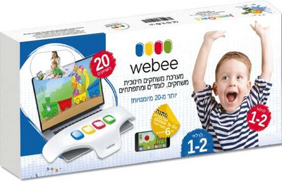 מערכת חינוכית Webee Young לגילאי 1-2 כולל משלוח חינם