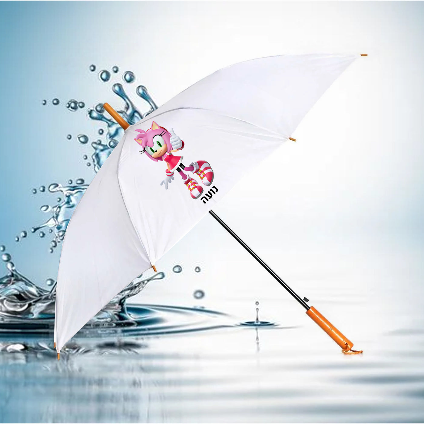 מטרייה מעוצבת עם שם אישי- איימי רוז