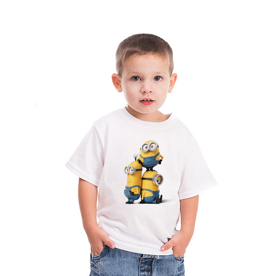 חולצת טי מעוצבת ילדים / מבוגרים - דגם 4 מיניונים
