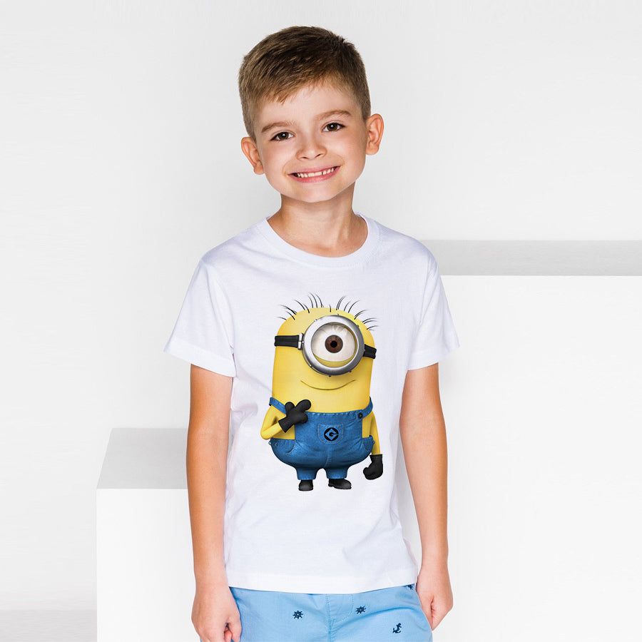 חולצת טי מעוצבת ילדים / מבוגרים - דגם 1 מיניונים