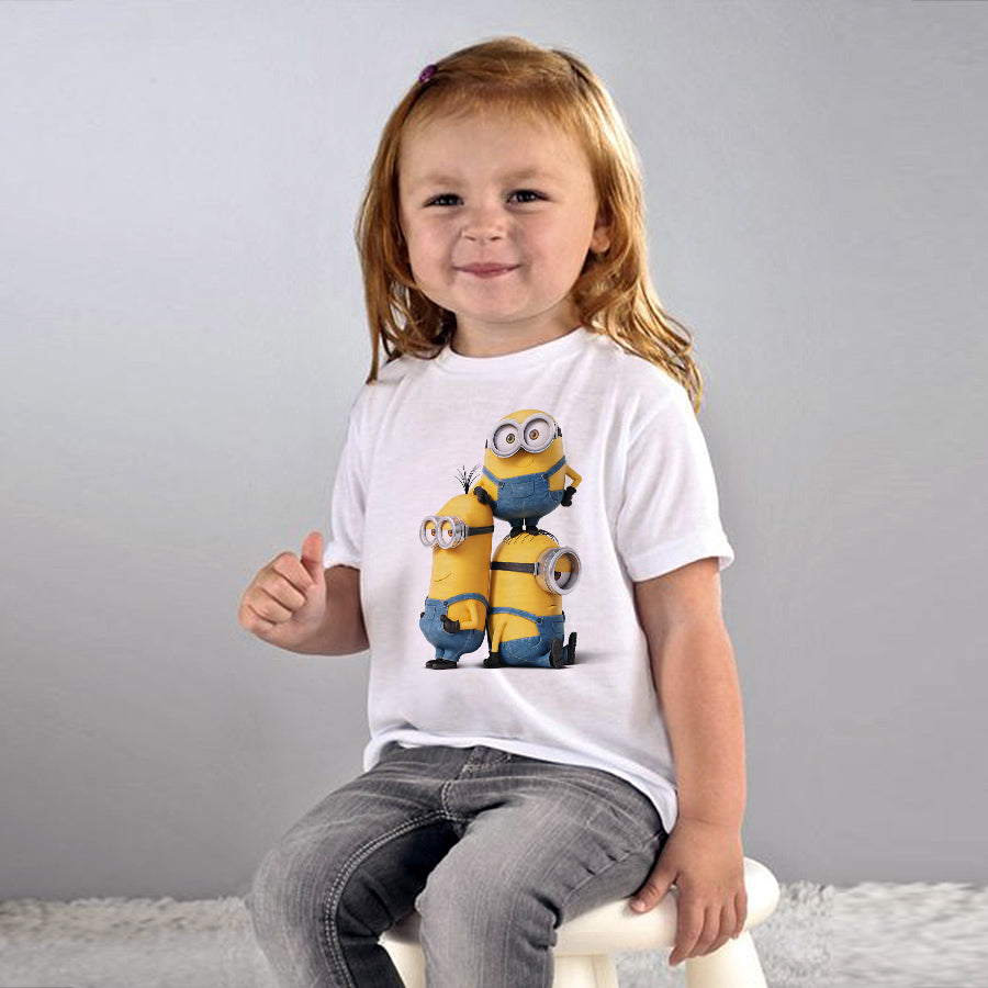 חולצת טי מעוצבת ילדים / מבוגרים - דגם 4 מיניונים