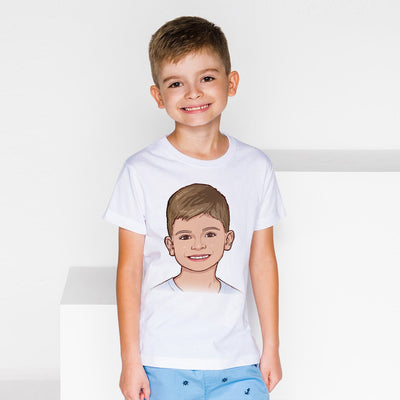 חולצות טי מעוצבת ילדים / מבוגרים - עם איור אישי