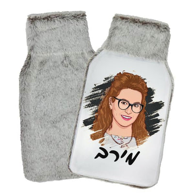 בקבוק חם מאוייר לפי תמונה אישית כולל שם אישי והקדשה - Baby Coupon