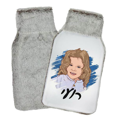 בקבוק חם מאוייר לפי תמונה אישית כולל שם אישי והקדשה - Baby Coupon