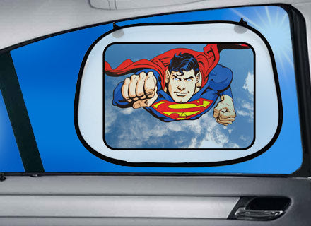 זוג צלונים לרכב דגם סופרמן