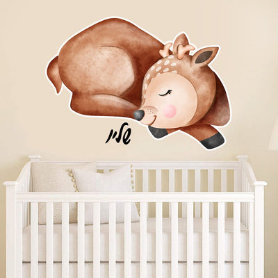 מדבקות קיר גדולות דגם במבי תינוק 3 - Baby Coupon
