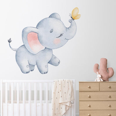 מדבקות קיר גדולות דגם פילון תינוק 2 - Baby Coupon