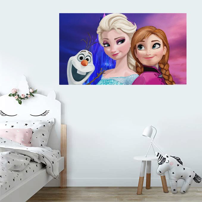 מדבקות קיר גדולות דגם FROZEN - Baby Coupon