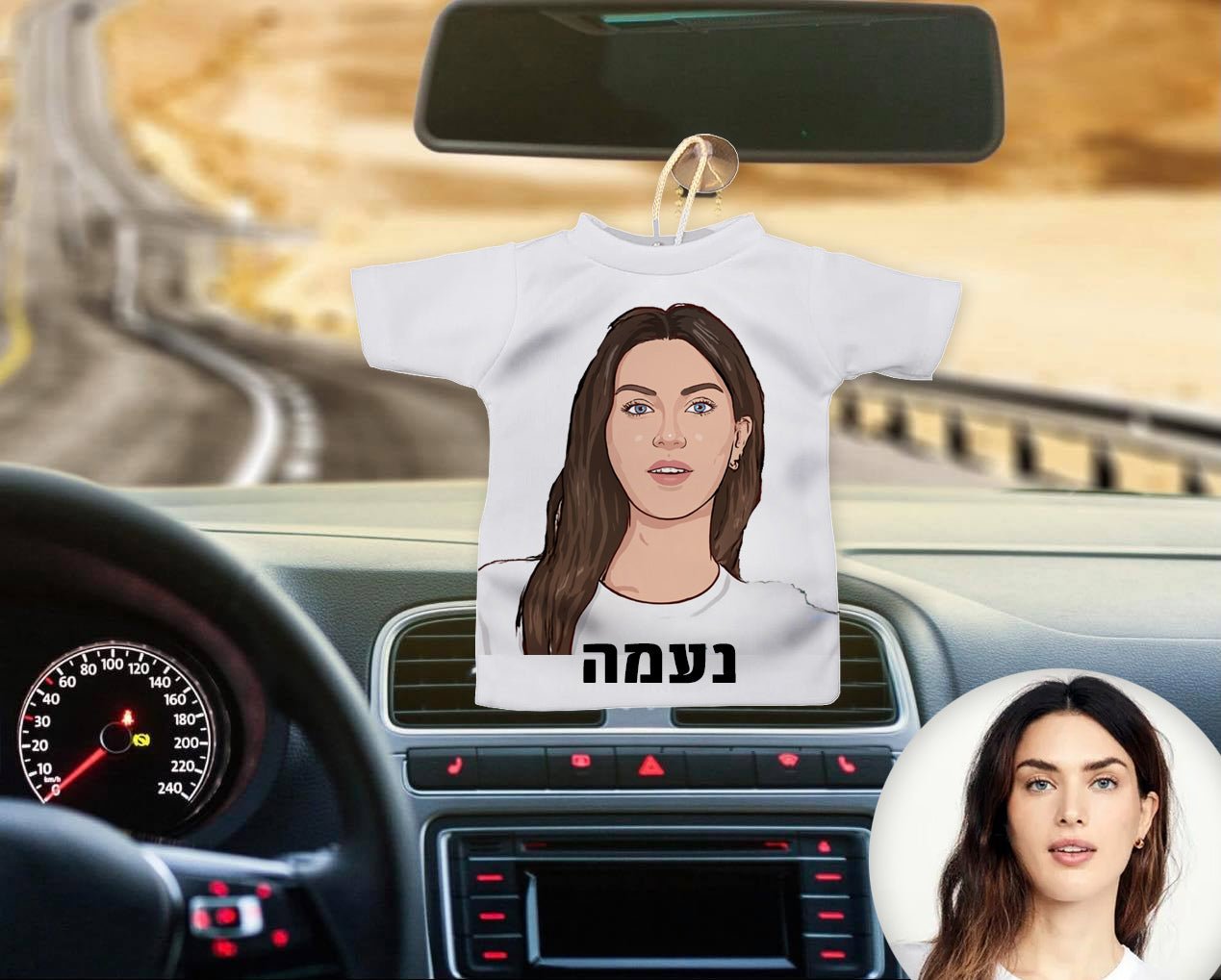 מיני חולצה לרכב עם תמונה מאוירת ומשפט בעיצובים מיוחדים ומקוריים - Baby Coupon