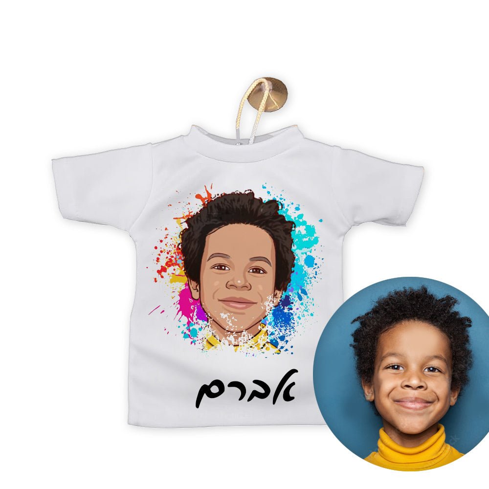 מיני חולצה לרכב עם תמונה מאוירת ומשפט בעיצובים מיוחדים ומקוריים - Baby Coupon