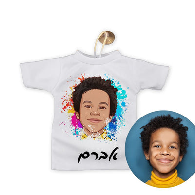 מיני חולצה לרכב עם תמונה מאוירת ומשפט בעיצובים מיוחדים ומקוריים - Baby Coupon