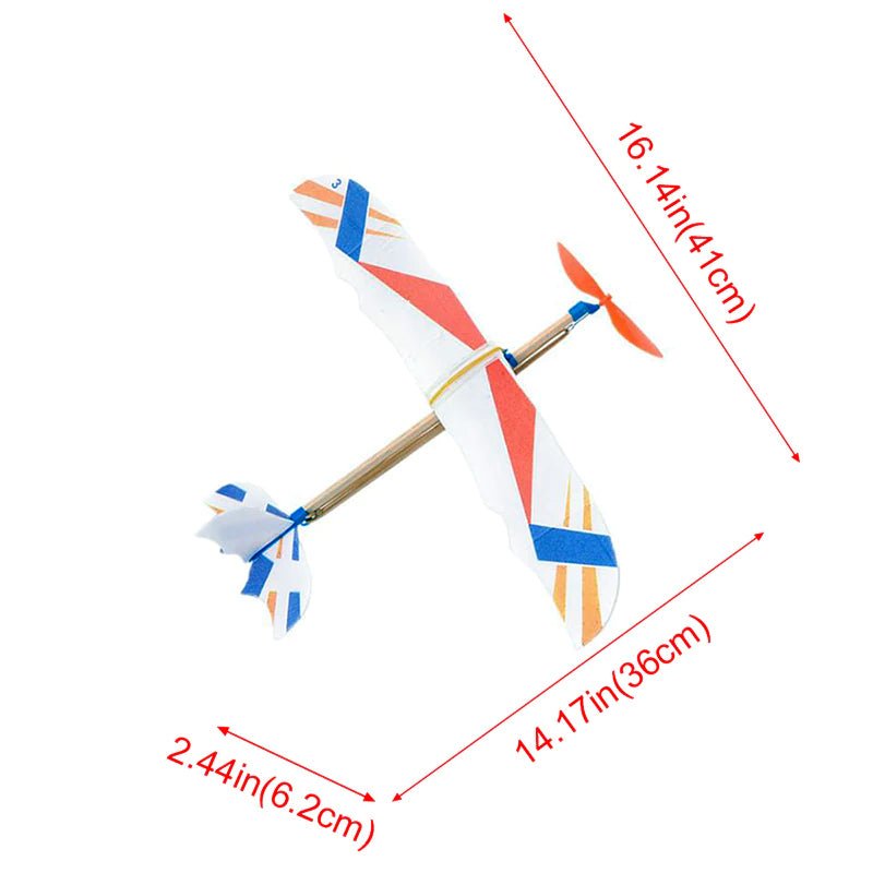 מטוס מדהים להרכבה עם מנוע גומיה במיוחד לילדים! - Baby Coupon