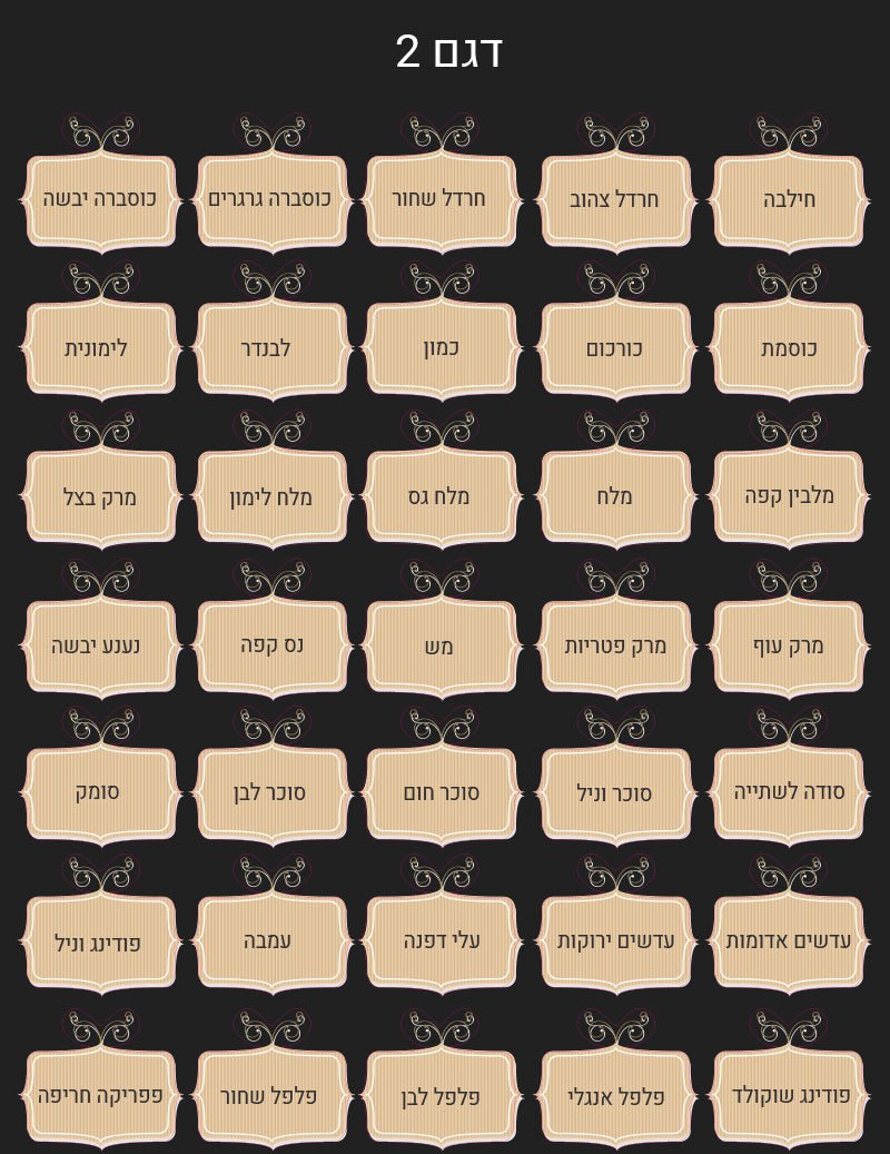 סט 100 מדבקות תבלינים מפוארות להדבקה על צנצנות מזון ותבלינים עמידות במים וסבון - Baby Coupon