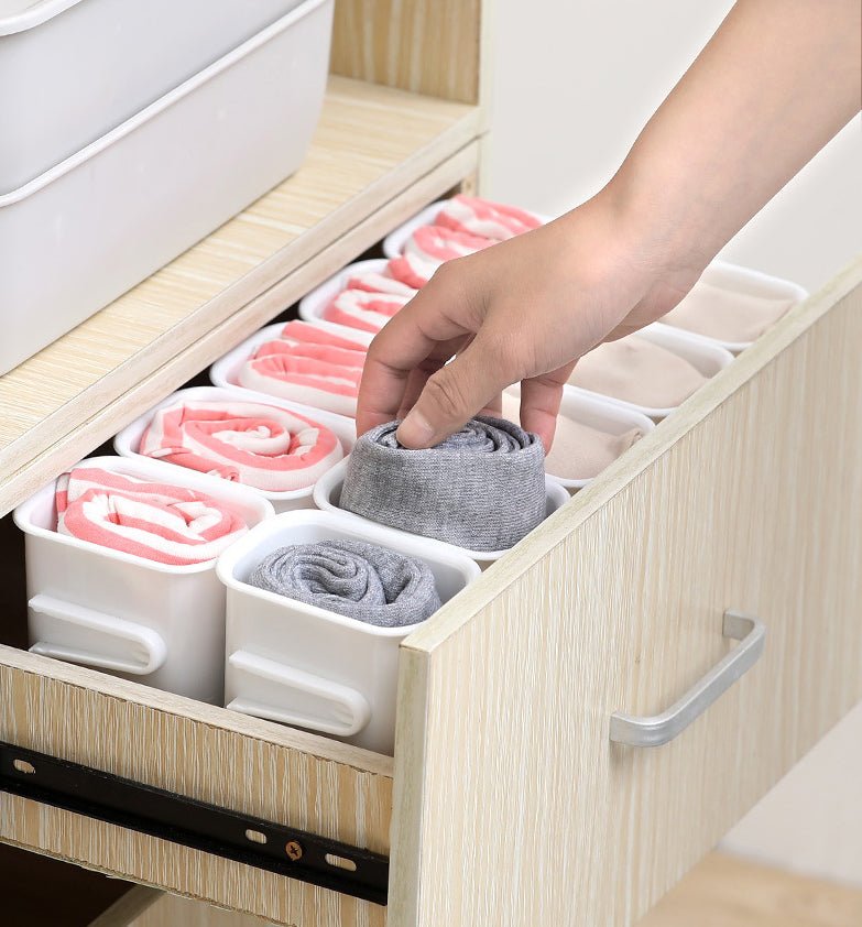 זוג קופסאות תאי אחסון מתחברים בנעילה אחד לשני. מושלם לדלת המקרר ולאחסון מוצרי הבית - Baby Coupon